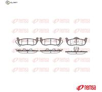 REMSA 1106.10 Brake pad set