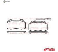 REMSA 1113.12 Brake pad set