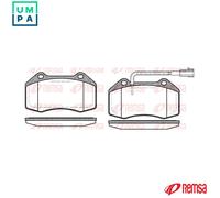 REMSA 1113.12 Brake pad set