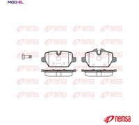 REMSA 1132.00 Brake pad set