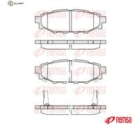 REMSA 1136.12 Brake pad set