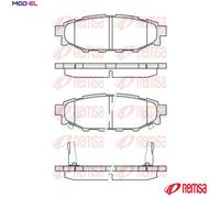 REMSA 1136.12 Brake pad set
