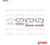 REMSA 1139.02 Brake pad set