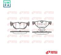 REMSA 1145.00 Brake pad set