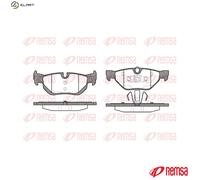REMSA 1145.00 Brake pad set