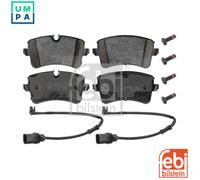 Brake Pads Set fits AUDI S8 4H 4.0 Rear 12 to 18 4H0698451C 4H0698451D Febi New