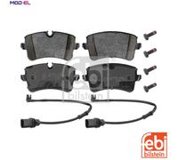Brake Pads Set fits AUDI S8 4H 4.0 Rear 12 to 18 4H0698451C 4H0698451D Febi New