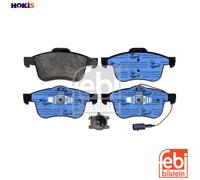 Brake Pads Set fits FIAT DOBLO 263 2.0D Front 10 to 15 263A1.000 51928529 Febi