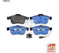 Brake Pads Set fits FIAT DOBLO 263 2.0D Front 10 to 15 263A1.000 51928529 Febi