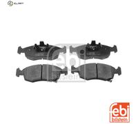 Brake Pads Set fits LANCIA YPSILON 312 1.2 Front 2011 on 169A4.000 77365927 Febi
