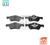 Brake pads Front Axle 116071 FEBI BILSTEIN for MAZDA FORD