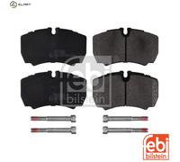 Brake Pads Set fits IVECO DAILY Mk4 3.0 Rear 07 to 11 F1CE0441A 002991667 Febi