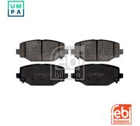 Brake Pads Set fits LANCIA VOYAGER 404 2.8D Rear 11 to 14 ENS K68144209AA Febi