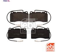 Brake pads Front Axle 116167 FEBI BILSTEIN for PEUGEOT CITROËN FIAT