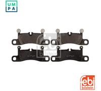 Febi Bilstein Brake Pad Set Rear Axle 116169 – Fits Porsche 911 99135293902 D14538643