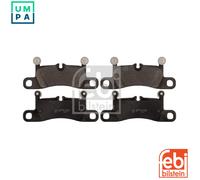 Febi Bilstein Brake Pad Set Rear Axle 116169 – Fits Porsche 911 99135293902 D14538643