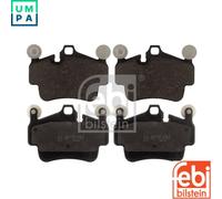 BRAKE PAD SET DISC BRAKE 116171 FOR PORSCHE 911/Convertible/Targa 3.6L 6cyl 911
