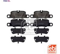 Febi Bilstein 116174 Disc Brake Brake Pad Set Fits Porsche 911 3.8 Carrera S