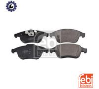 FEBI BILSTEIN Front Axle Brake Pad Set 116186 - Disc Brake for Renault Latitude