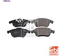 FEBI BILSTEIN Front Axle Brake Pad Set 116186 - Disc Brake for Renault Latitude