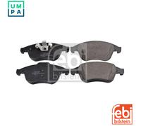 FEBI BILSTEIN Front Axle Brake Pad Set 116186 - Disc Brake for Renault Latitude