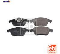 BRAKE PAD SET DISC BRAKE 116186 FOR RENAULT K9K849/782 1.5L M9R756/817 2.0L 4cyl