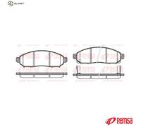 Brake pads Front Axle 1162.12 REMSA for NISSAN LEAF NV200 Van NV200 / EVALIA Bus