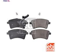 Brake Pads Set fits RENAULT KANGOO 1.5D Front 2008 on 410605649R 7701210174 Febi