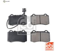 FEBI BILSTEIN Brake Pads 116208 Front Axle for SEAT Leon Toledo Mk II Set