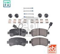 febi bilstein 116234 Brake Pad Set with fastening material, 1 unit