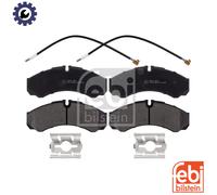 Febi 116255 Brake Pad Set Premium High Perfomance Fits Iveco Daily 1998-1999