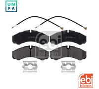 Febi 116255 Brake Pad Set Premium High Perfomance Fits Iveco Daily 1998-1999