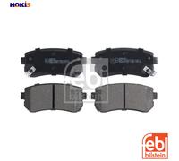 Brake Pads Set fits HYUNDAI ix35 Rear 1.6 2.0 1.7D 2.0D 10 to 15 583020ZA00 Febi