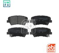 Brake pads Front Axle 116261 FEBI BILSTEIN for HYUNDAI KIA