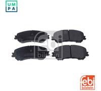 Brake pads Front Axle 116266 FEBI BILSTEIN for NISSAN RENAULT