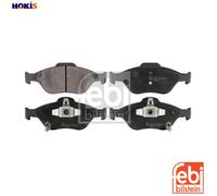 FEBI Bilstein Brake Pad Set 116267 - Front for Toyota Yaris & Daihatsu Charade (04465-0D050)