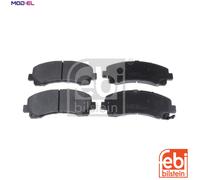 Brake pads Front Axle 116277 FEBI BILSTEIN for ISUZU RODEO I D-MAX II