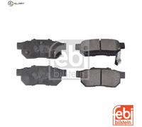 BRAKE PAD SET DISC BRAKE 116279 FOR HONDA FIT/IV/III/MONOCAB JAZZ /2L13B 1.3L