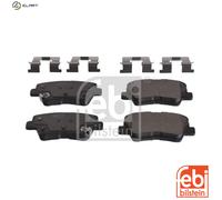 febi bilstein 116289 Brake Pad Set with fastening material, 1 unit