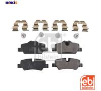 Brake Pads Set fits MINI COOPER F55, F56 1.5 Rear 2013 on B38A15A 34216861641