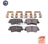 febi bilstein 116301 Brake Pad Set with fastening material, 1 unit