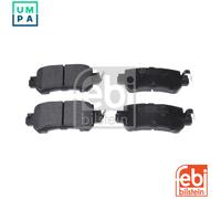 Brake pads Rear Axle 116309 FEBI BILSTEIN for MAZDA CX-5 CX-3