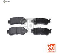 Brake pads Rear Axle 116309 FEBI BILSTEIN for MAZDA CX-5 CX-3