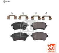 Brake Pads Set fits KIA VENGA YN 1.4D Front 2010 on D4FC 581011PA00 Febi Quality
