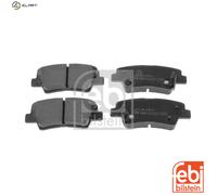 Brake pads Rear Axle 116336 FEBI BILSTEIN for KIA SOUL I