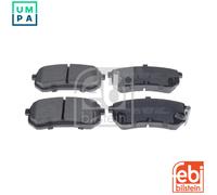 Brake pads Rear Axle 116346 FEBI BILSTEIN for HYUNDAI KIA