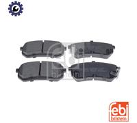Brake pads Rear Axle 116346 FEBI BILSTEIN for HYUNDAI KIA