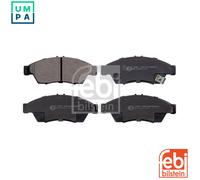 Brake pads Front Axle 116348 FEBI BILSTEIN for SUZUKI LIANA Hatchback LIANA