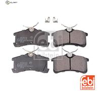Brake pads Rear Axle 116353 FEBI BILSTEIN for TOYOTA AVENSIS Liftback AVENSIS