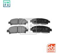 Brake pads Front Axle 116362 FEBI BILSTEIN for TOYOTA MR2 II CARINA E VI AVENSIS
